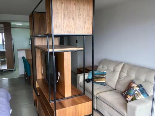 Apartamento Lindo Studio Novo Finamente Decorado Lazer Completo