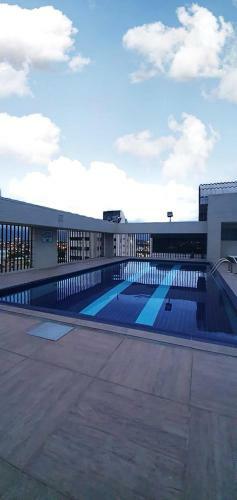 Apartamento Flat Com Piscina E A 400 M Da Praia Do Gonzaguinha