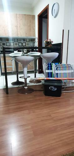 Apartamento Flat Com Piscina E A 400 M Da Praia Do Gonzaguinha