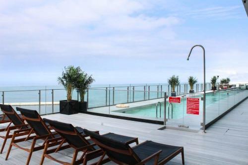 Apartamento Hermoso Studio Amplio Y Terraza E Insuperable Vista Servicio Hom