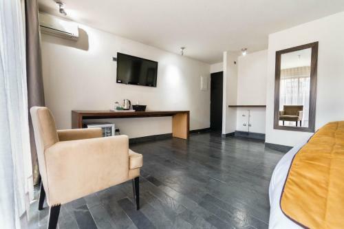 Apartamento Tribeca Super King Room - Studio With Parking, Pool, Wifi, AC