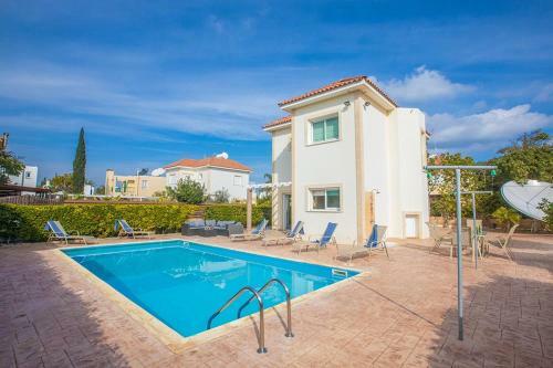 Villa Protaras Kentro Lovely 3bdr Protaras Villa With Private Pool Close To Fig Tree Bay