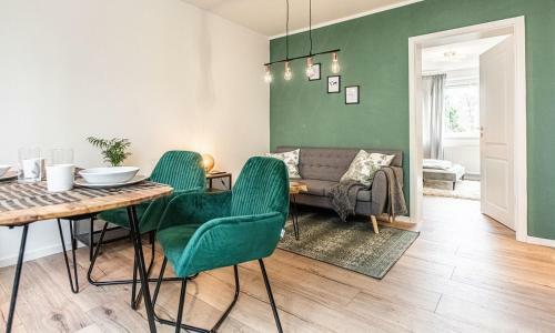 Apartamento Messe+uni: Modern & Stylish For 4: Kitchen+parking