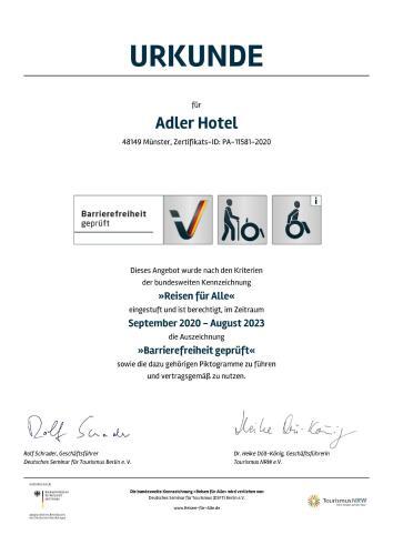 Hotel Adler M�nster