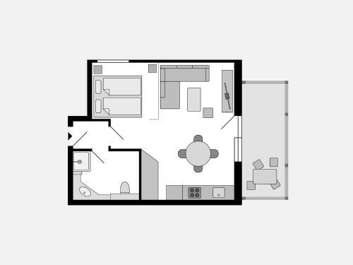 Apartamento D�nenpark Binz 1-zimmer-komfort Plus