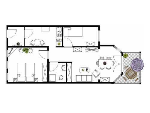 Apartamento Ferienwohnung Villa Parkblick