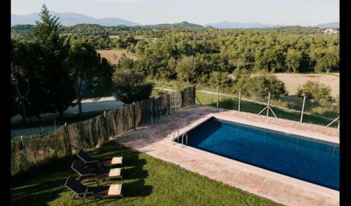 Villa In Casserres Sleeps 14 With Pool