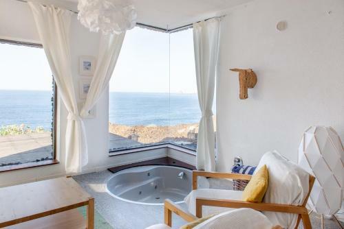 Unique Volcanic House By The Sea