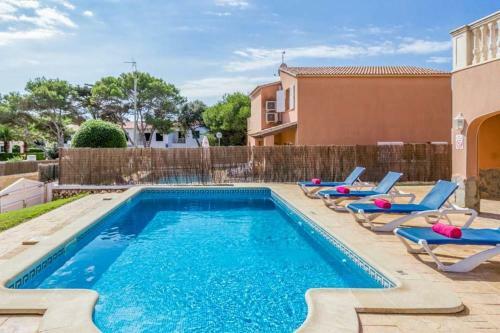 Cala'n Blanes Villa Sleeps 6 With Pool Air Con And Wifi