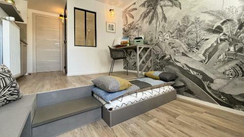 Apartamento Homey - Studio Amazonia Evasion - Hyper Centre - Aux Portes de Geneve