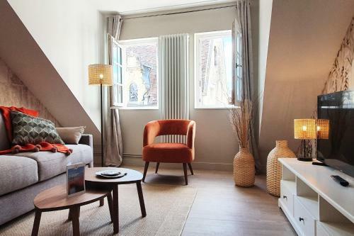 Apartamento La Plume de Malherbe Parking Priv� - 4pers