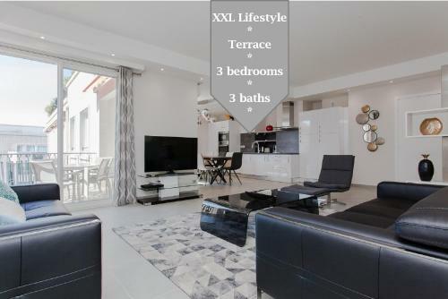 Apartamento Marriott- Croisette: Superb 3 Bedrooms/ 3 Baths