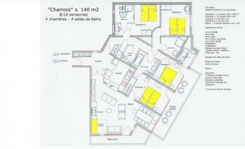 Very Spacious Apartment 140m2 For 8 To 11 People