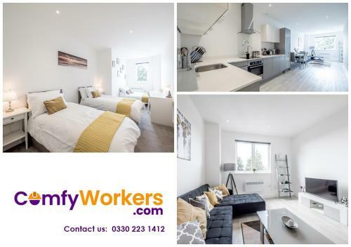 Huge Bedford Apartment For Business Workers By Comfy Workers