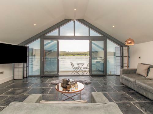 Boathouse On The Lake