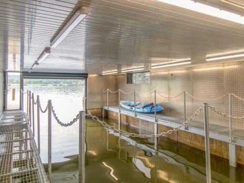 Boathouse On The Lake