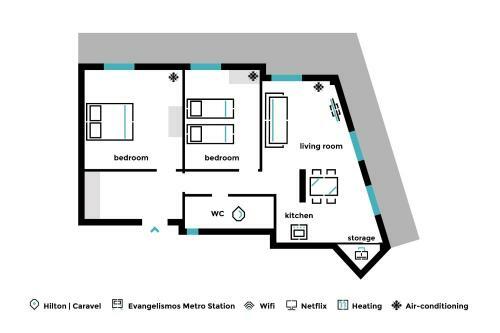 Minimal 2bd Apartment With Lycabettus View By Upstreet