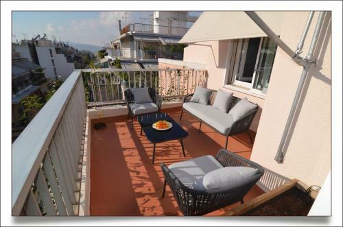 Sophia's Penthouse Apartment With Acropolis View From Big Terrace