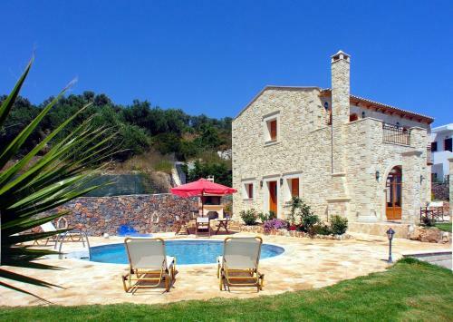 Exclusive Crete Villa Hill Top Villa Private Pool Stunning Views 3 Bdr Rethymno
