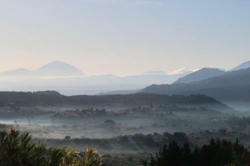 Theano Traditional House Mountain And Field View