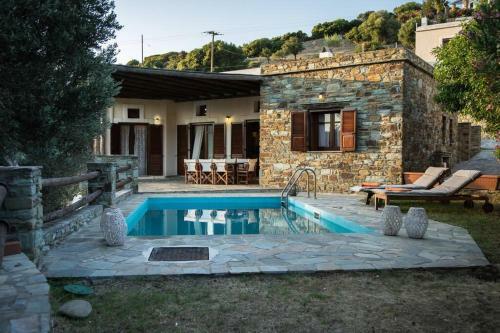 2ag252-house With A Pool In Andros