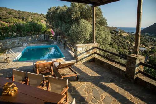 2ag252-house With A Pool In Andros