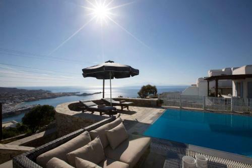 Psarrou Villa For 10 Guests, Stunning Sea Views