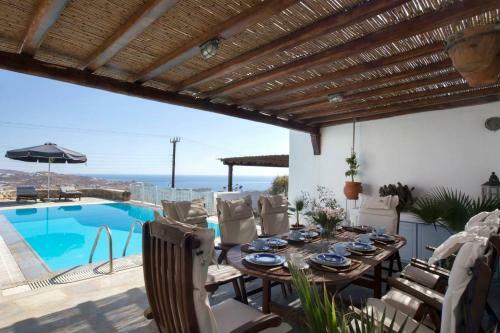 Psarrou Villa For 10 Guests, Stunning Sea Views