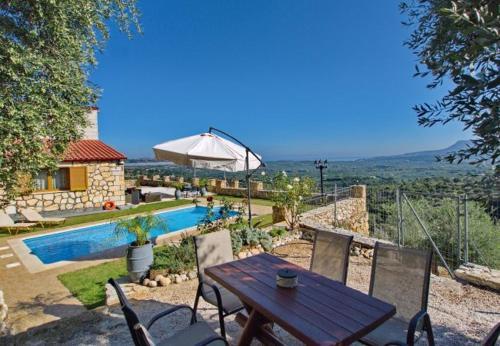 Samonas Villa Sleeps 4 With Pool And Air Con