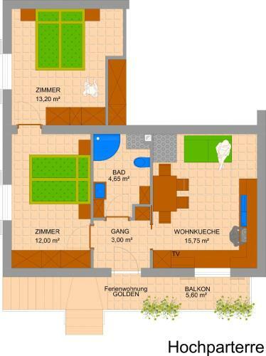 Apartamento Kristallhof Fewo Golden