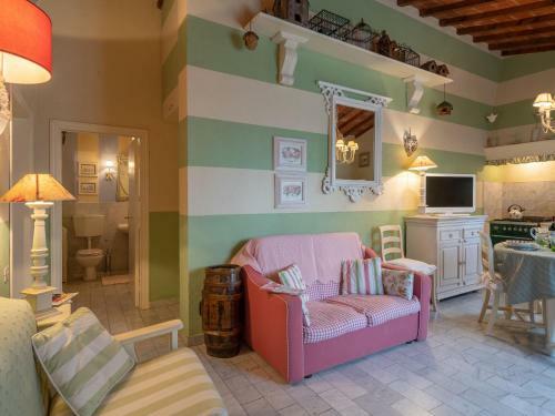 Villa Surrounded By The Beautiful, Sloping Tuscan Landscape