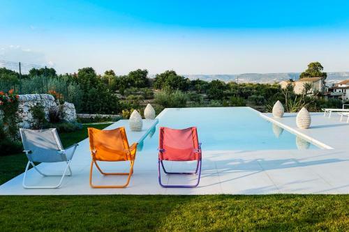 Campanella-gianforma Villa Sleeps 6 Pool Air Con