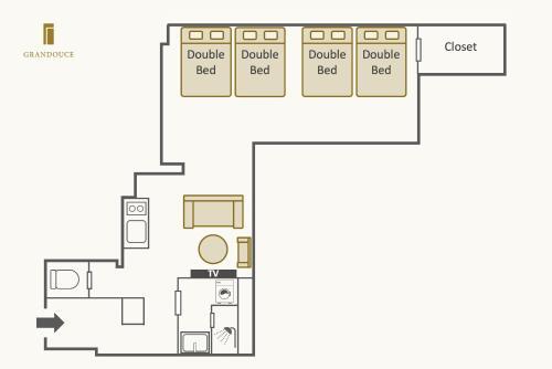 Apartamento Roof Kozu