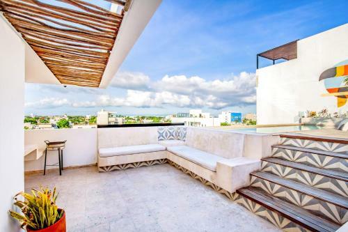 Apartamento Charming New Loft With Deck And Rooftop Pool By Beach