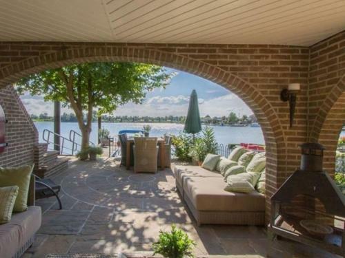 Waterfront Holiday Home In Veen With Terrace