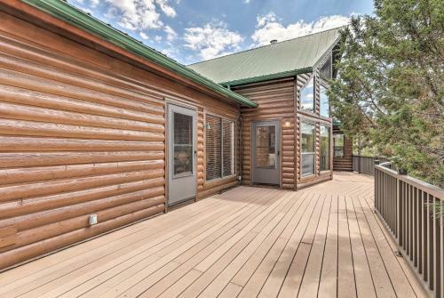 Secluded Heber Cabin With Valley Views And Deck!