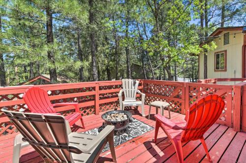 Modern Cabin In Coconino National Forest With Deck!