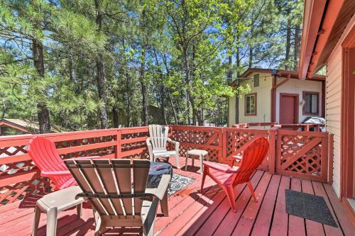 Modern Cabin In Coconino National Forest With Deck!