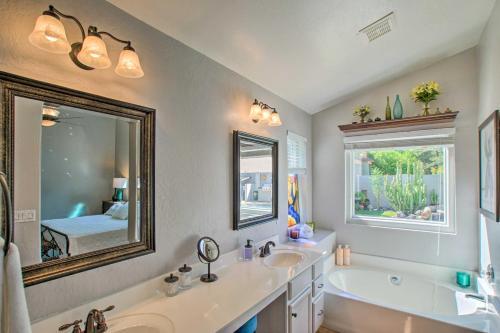 Modern Phoenix Oasis With Heated Pool, Patio And Grill