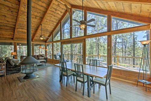 Rustic Prescott Cabin With Loft And 1,000-sq-ft Deck!