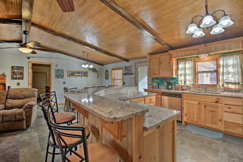 Waterfront Lake Hamilton House With Boat Dock!
