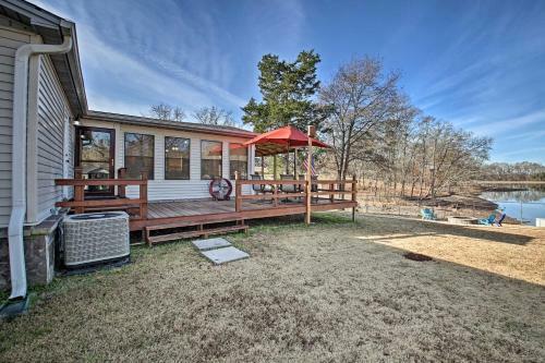 Waterfront Lake Hamilton House With Boat Dock!