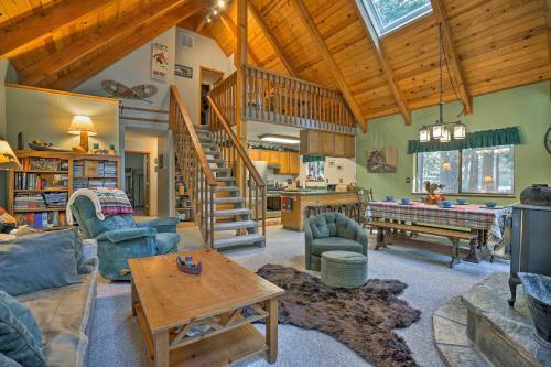 Cabin With Wraparound Deck In Big Trees Village!