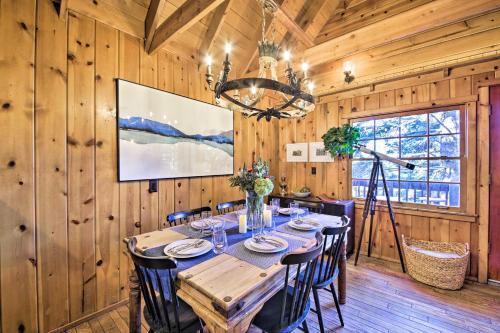 Chic Lake Arrowhead Cabin With Deck 2 Mi To Village