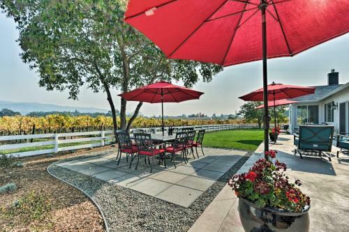 Beautiful Sonoma House With Patio And Vineyard Views!