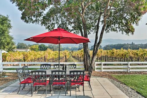 Beautiful Sonoma House With Patio And Vineyard Views!