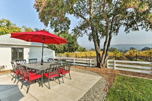 Beautiful Sonoma House With Patio And Vineyard Views!