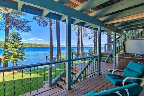 Waterfront Meek Bay Escape Hot Tub, Walk To Trail