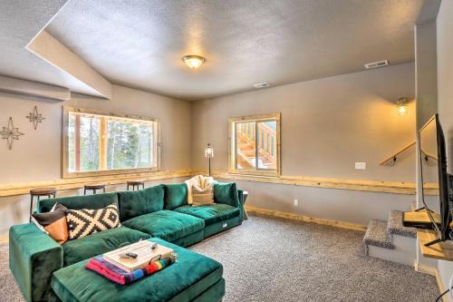 Mountainside Fairplay Cabin With Game Room And Sauna!