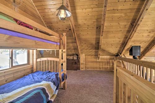 Log Cabin With Mountain Views About 30mi To Pikes Peak